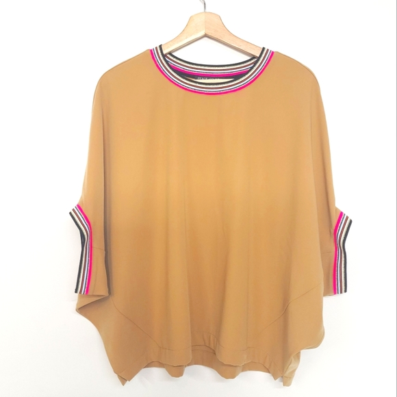 Peace of Cloth Tops - Peace of Cloth The Cocoon Top, dark Taupe color, size L